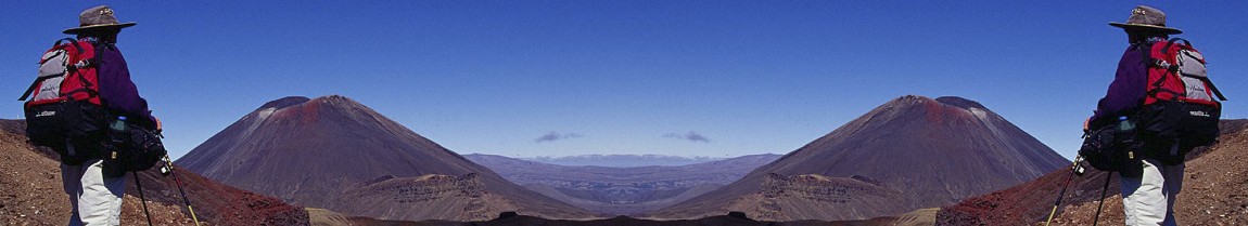 Mount Ngarahoe im Tongariro Nationalpark in Neusseland