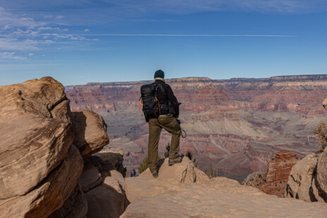 Ooh Aah Point am South Kaibab Trail im Grand Canyon