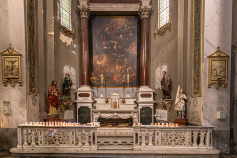 Innenaufnahmen der Kathedrale in Bastia