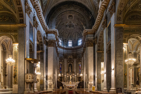 Innenaufnahmen der Kathedrale in Bastia