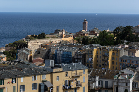 Ausblick vom Hotel in Bastia