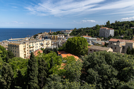 Ausblick vom Hotel in Bastia