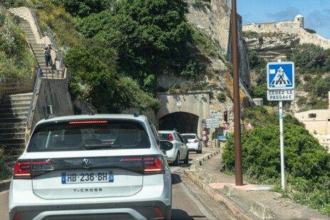 Verkehrschaos in Bonifacio