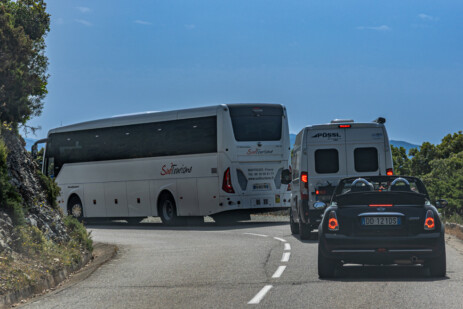 Verkehr am Cap Corse