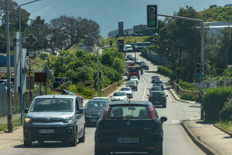 Verkehr bei Porto Vecchio