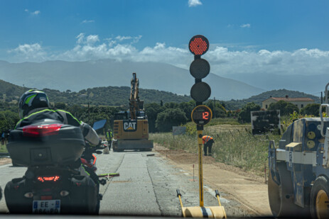 Verkehr bei Porto Vecchio