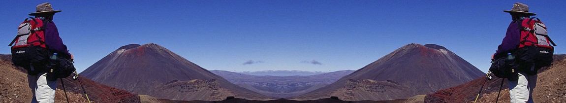 Mount Ngarahoe im Tongariro Nationalpark in Neusseland