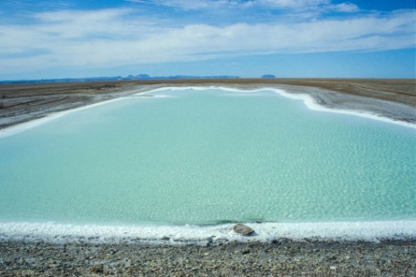 Salzsee in Baja California