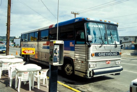 Greyhoundbus in Tujuana